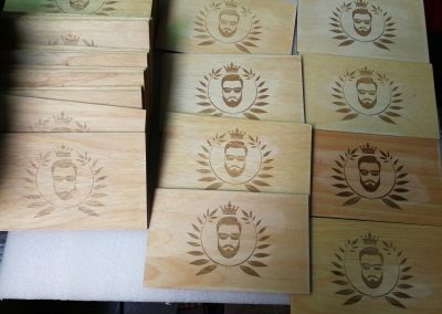 Tianhe Laser Marking Machine Wooden Panel Marking Application