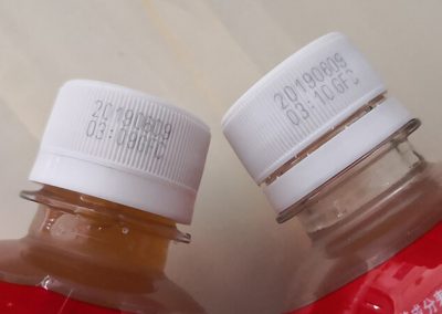 UV laser marking PP,PE,PET with date code