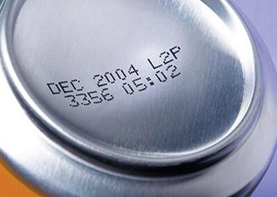 beverage can fiber fly marking
