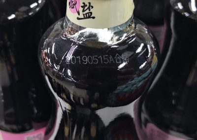 laser marking CO2 bottles