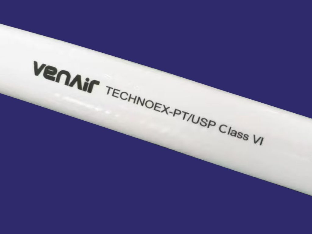 fiber laser marking machine on plastic pipes