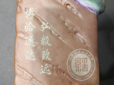 high-resolution CO2 laser marking on wood crafts