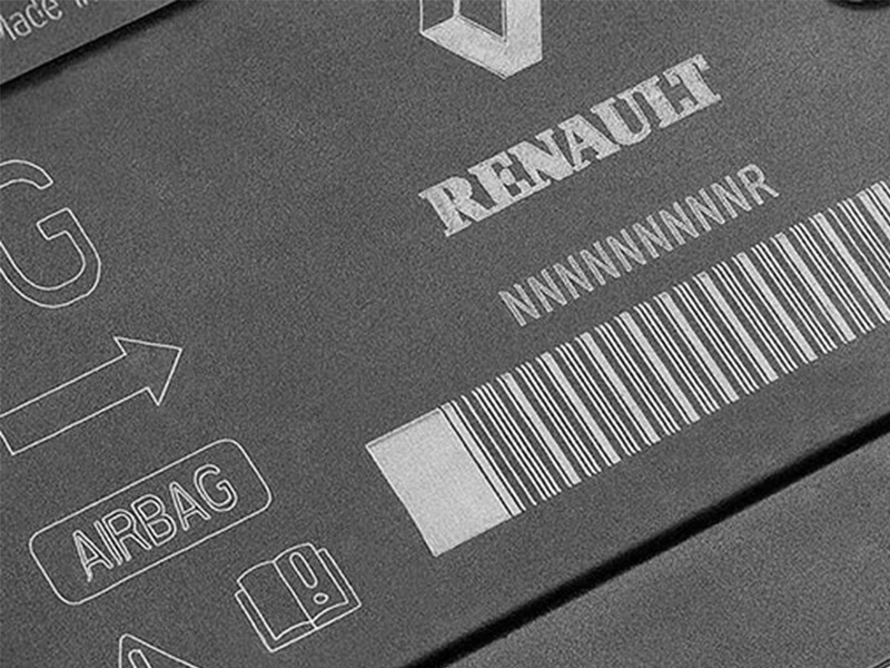 metal parts laser marking