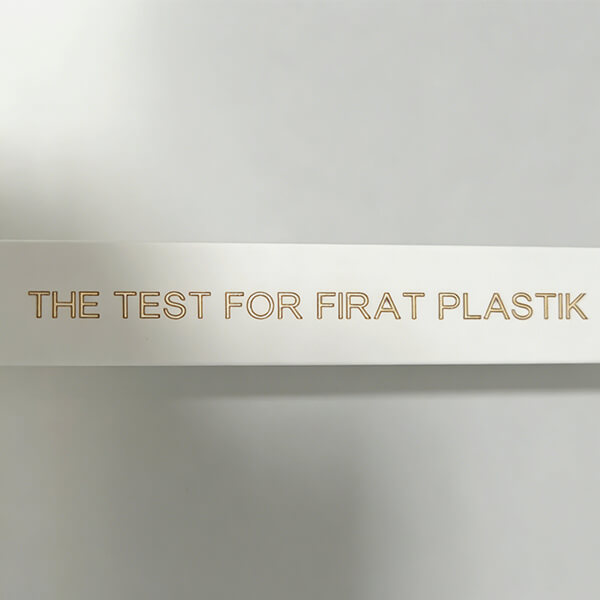 portable laser makring on PVC board