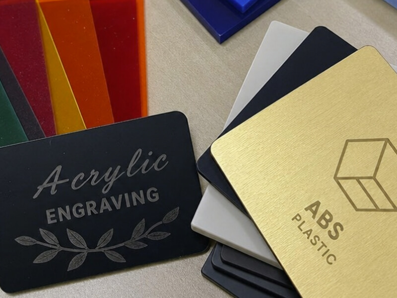 plastic card laser marking